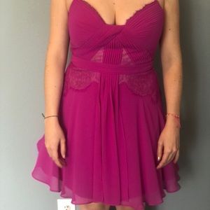 BCBG pink cocktail dress